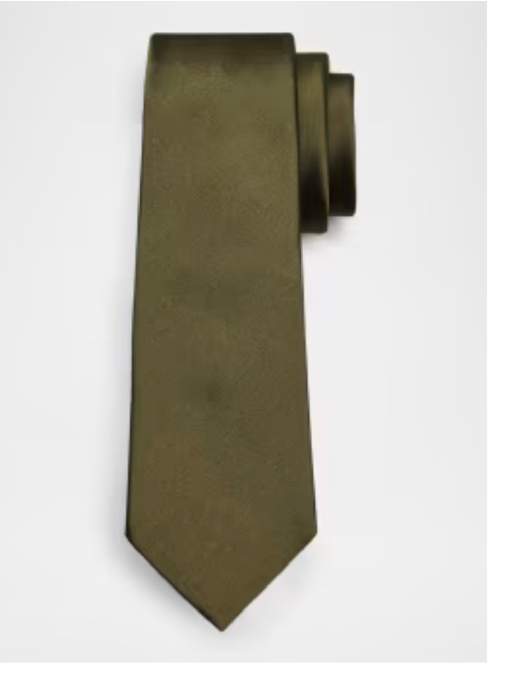 💚NWB Saint Laurent $300 Satin Tie Kaki L